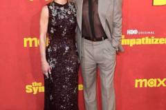 LOS ANGELES, CALIFORNIA - APRIL 09: Susan Downey and Robert Downey Jr. arrives at the Los Angeles Premiere Of HBO Original Limited Series "The Sympathizer"  at The Paramount LA on April 09, 2024 in Los Angeles, California. (Photo by Steve Granitz/FilmMagic)