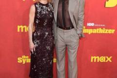 LOS ANGELES, CALIFORNIA - APRIL 09: Susan Downey and Robert Downey Jr. arrives at the Los Angeles Premiere Of HBO Original Limited Series "The Sympathizer"  at The Paramount LA on April 09, 2024 in Los Angeles, California. (Photo by Steve Granitz/FilmMagic)