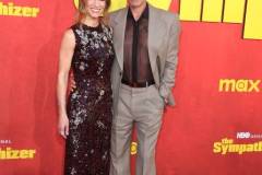 LOS ANGELES, CALIFORNIA - APRIL 09: Susan Downey and Robert Downey Jr. arrives at the Los Angeles Premiere Of HBO Original Limited Series "The Sympathizer"  at The Paramount LA on April 09, 2024 in Los Angeles, California. (Photo by Steve Granitz/FilmMagic)