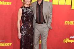 LOS ANGELES, CALIFORNIA - APRIL 09: Susan Downey and Robert Downey Jr. arrives at the Los Angeles Premiere Of HBO Original Limited Series "The Sympathizer"  at The Paramount LA on April 09, 2024 in Los Angeles, California. (Photo by Steve Granitz/FilmMagic)