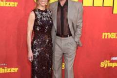 LOS ANGELES, CALIFORNIA - APRIL 09: Susan Downey and Robert Downey Jr. arrives at the Los Angeles Premiere Of HBO Original Limited Series "The Sympathizer"  at The Paramount LA on April 09, 2024 in Los Angeles, California. (Photo by Steve Granitz/FilmMagic)