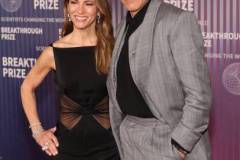 Susan Downey and Robert Downey Jr. at the tenth Breakthrough Prize ceremony held at the Academy Museum of Motion Pictures on April 13, 2024 in Los Angeles, California. (Photo by Jesse Grant/The Hollywood Reporter via Getty Images)