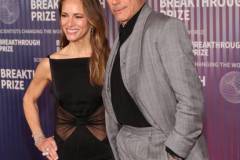 Susan Downey and Robert Downey Jr. at the tenth Breakthrough Prize ceremony held at the Academy Museum of Motion Pictures on April 13, 2024 in Los Angeles, California. (Photo by Jesse Grant/The Hollywood Reporter via Getty Images)
