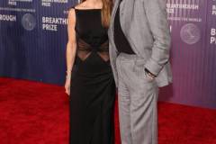 Susan Downey and Robert Downey Jr. at the tenth Breakthrough Prize ceremony held at the Academy Museum of Motion Pictures on April 13, 2024 in Los Angeles, California. (Photo by Jesse Grant/The Hollywood Reporter via Getty Images)