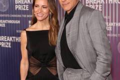 Susan Downey and Robert Downey Jr. at the tenth Breakthrough Prize ceremony held at the Academy Museum of Motion Pictures on April 13, 2024 in Los Angeles, California. (Photo by Jesse Grant/The Hollywood Reporter via Getty Images)