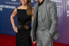 LOS ANGELES, CALIFORNIA - APRIL 13: Robert Downey Jr. and Susan Downey arriveat the 10th Annual Breakthrough Prize Ceremony at Academy Museum of Motion Pictures on April 13, 2024 in Los Angeles, California. (Photo by Craig T Fruchtman/Getty Images)