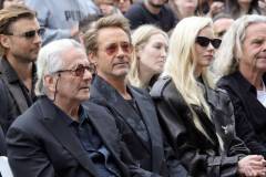 HOLLYWOOD, CALIFORNIA - MAY 23: (L-R) George Miller, Robert Downey Jr., and Anya Taylor-Joy attend the Hollywood Walk of Fame Star Ceremony honoring Chris Hemsworth on May 23, 2024 in Hollywood, California. (Photo by Kevin Winter/Getty Images)
