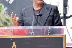 HOLLYWOOD, CALIFORNIA - MAY 23: Robert Downey Jr. speaks during the Hollywood Walk of Fame Star Ceremony honoring Chris Hemsworth on May 23, 2024 in Hollywood, California. (Photo by Kevin Winter/Getty Images)