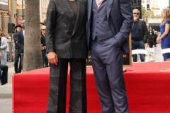HOLLYWOOD, CALIFORNIA - MAY 23: (L-R) Robert Downey Jr. and Chris Hemsworth attend the Hollywood Walk of Fame Star Ceremony honoring Chris Hemsworth on May 23, 2024 in Hollywood, California. (Photo by Kevin Winter/Getty Images)