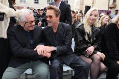 HOLLYWOOD, CALIFORNIA - MAY 23: (L-R) George Miller, Robert Downey Jr. and Anya Taylor-Joy seen at the ceremony honoring Chris Hemsworth with a Star on the Hollywood Walk of Fame on May 23, 2024 in Hollywood, California. (Photo by Eric Charbonneau/Getty Images for Warner Bros.)