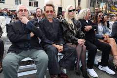 HOLLYWOOD, CALIFORNIA - MAY 23: (L-R) George Miller, Robert Downey Jr., Anya Taylor-Joy and Doug Mitchell seen at the ceremony honoring Chris Hemsworth with a Star on the Hollywood Walk of Fame on May 23, 2024 in Hollywood, California. (Photo by Eric Charbonneau/Getty Images for Warner Bros.)