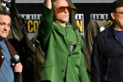 Robert Downey Jr. at the "Marvel Studios" Panel at the 2024 San Diego International Comic-Con on July 27, 2024 in San Diego, California. (Photo by Michael Buckner/Variety via Getty Images)