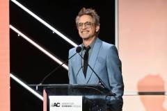 Robert Downey Jr. speaks onstage at 38th Annual American Cinematheque Awards at The Beverly Hilton on December 06, 2024 in Beverly Hills, California. (Photo by Michael Buckner/Variety via Getty Images)
