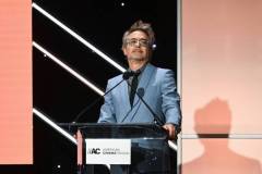 Robert Downey Jr. speaks onstage at 38th Annual American Cinematheque Awards at The Beverly Hilton on December 06, 2024 in Beverly Hills, California. (Photo by Michael Buckner/Variety via Getty Images)
