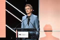 Robert Downey Jr. speaks onstage at 38th Annual American Cinematheque Awards at The Beverly Hilton on December 06, 2024 in Beverly Hills, California. (Photo by Michael Buckner/Variety via Getty Images)