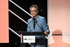 Robert Downey Jr. speaks onstage at 38th Annual American Cinematheque Awards at The Beverly Hilton on December 06, 2024 in Beverly Hills, California. (Photo by Michael Buckner/Variety via Getty Images)
