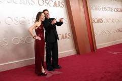 Susan Downey, Robert Downey Jr. at the 97th Oscars held at the Dolby Theatre on March 2, 2025 in Hollywood, California. (Photo by JC Olivera/WWD via Getty Images)