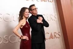 Susan Downey, Robert Downey Jr. at the 97th Oscars held at the Dolby Theatre on March 2, 2025 in Hollywood, California. (Photo by JC Olivera/WWD via Getty Images)
