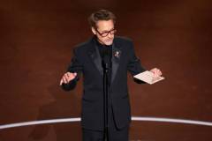 Robert Downey Jr. at the 97th Oscars held at the Dolby Theatre on March 2, 2025 in Hollywood, California. (Photo by Rich Polk/Penske Media via Getty Images)