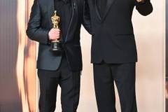 Kieran Culkin, Robert Downey Jr. at the 97th Oscars held at the Dolby Theatre on March 2, 2025 in Hollywood, California. (Photo by Gilbert Flores/Penske Media via Getty Images)