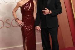 HOLLYWOOD, CALIFORNIA - MARCH 02: (L-R) Susan Downey and Robert Downey Jr. attend the 97th Annual Oscars at Dolby Theatre on March 02, 2025 in Hollywood, California. (Photo by Monica Schipper/Getty Images)