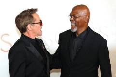 HOLLYWOOD, CALIFORNIA - MARCH 02: (L-R) Robert Downey Jr. and Samuel L. Jackson attend the 97th Annual Oscars at Dolby Theatre on March 02, 2025 in Hollywood, California. (Photo by Arturo Holmes/WireImage)