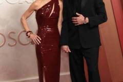 HOLLYWOOD, CALIFORNIA - MARCH 02: (L-R) Susan Downey and Robert Downey Jr. attend the 97th Annual Oscars at Dolby Theatre on March 02, 2025 in Hollywood, California. (Photo by Monica Schipper/Getty Images)