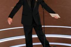 HOLLYWOOD, CALIFORNIA - MARCH 02: Robert Downey Jr. speaks onstage during the 97th Annual Oscars at Dolby Theatre on March 02, 2025 in Hollywood, California.  (Photo by Kevin Winter/Getty Images)