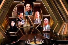 HOLLYWOOD, CALIFORNIA - MARCH 02: Robert Downey Jr. speaks onstage during the 97th Annual Oscars at Dolby Theatre on March 02, 2025 in Hollywood, California.  (Photo by Kevin Winter/Getty Images)