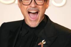 HOLLYWOOD, CALIFORNIA - MARCH 02: Robert Downey Jr. poses in the press room during the 97th Annual Oscars at Dolby Theatre on March 02, 2025 in Hollywood, California. (Photo by Jeff Kravitz/FilmMagic)