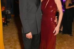 BEVERLY HILLS, CALIFORNIA - MARCH 02: EXCLUSIVE COVERAGE (L-R) Robert Downey Jr. and Susan Downey attend the 2025 Vanity Fair Oscar Party Hosted By Radhika Jones at Wallis Annenberg Center for the Performing Arts on March 02, 2025 in Beverly Hills, California. (Photo by Dave Benett/VF25/WireImage for Vanity Fair)