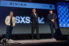 Bruce Vaughn, Robert Downey Jr, Kevin Feige at the Featured Session "The Future of World-Building at Disney" during SXSW Conference & Festivals in the Austin Convention Center on March 8, 2025 in Austin, Texas. (Photo by Adam Kissick/SXSW Conference & Festivals via Getty Images)