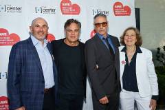 Mitch Schamroth, Mark Ruffalo, Robert Downey Jr., Debby Hirshman at The Center at West Park's "All the President's Men" Reading held at Guild Hall on August 25, 2025 in East Hampton, New York. (Photo by Stephanie Augello/Variety via Getty Images)