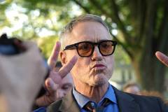 EAST HAMPTON, NEW YORK - AUGUST 25: Robert Downey Jr. attends the staged reading of "All the President's Men" to benefit The Center at West Park at Guild Hall on August 25, 2025 in East Hampton, New York. (Photo by Sonia Moskowitz/Getty Images)