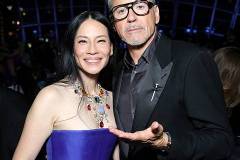 LOS ANGELES, CALIFORNIA - OCTOBER 18: (FOR EDITORIAL USE ONLY) (L-R) Lucy Liu and Robert Downey Jr. attend the Academy Museum 5th Annual Gala in Partnership with Rolex at Academy Museum of Motion Pictures on October 18, 2025 in Los Angeles, California. (Photo by Stefanie Keenan/Oscars/Getty Images for  Academy Museum of Motion Pictures)