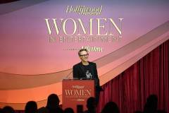 BEVERLY HILLS, CALIFORNIA - DECEMBER 03: Robert Downey Jr. speaks onstage during The Hollywood Reporter Women In Entertainment Presented By Lifetime at The Beverly Hills Hotel on December 03, 2025 in Beverly Hills, California. (Photo by Phillip Faraone/The Hollywood Reporter via Getty Images)