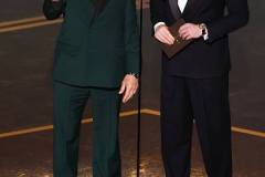 Hollywood, CA - March 15, 2026: Robert Downey Jr. and Chris Evans present the Oscars for Screenwriting during the 98th Annual Academy Awards held by the Academy of Motion Picture Arts and Sciences at the Dolby Theatre in Hollywood, CA, Sunday, March 15, 2026. (Robert Gauthier / Los Angeles Times via Getty Images)
